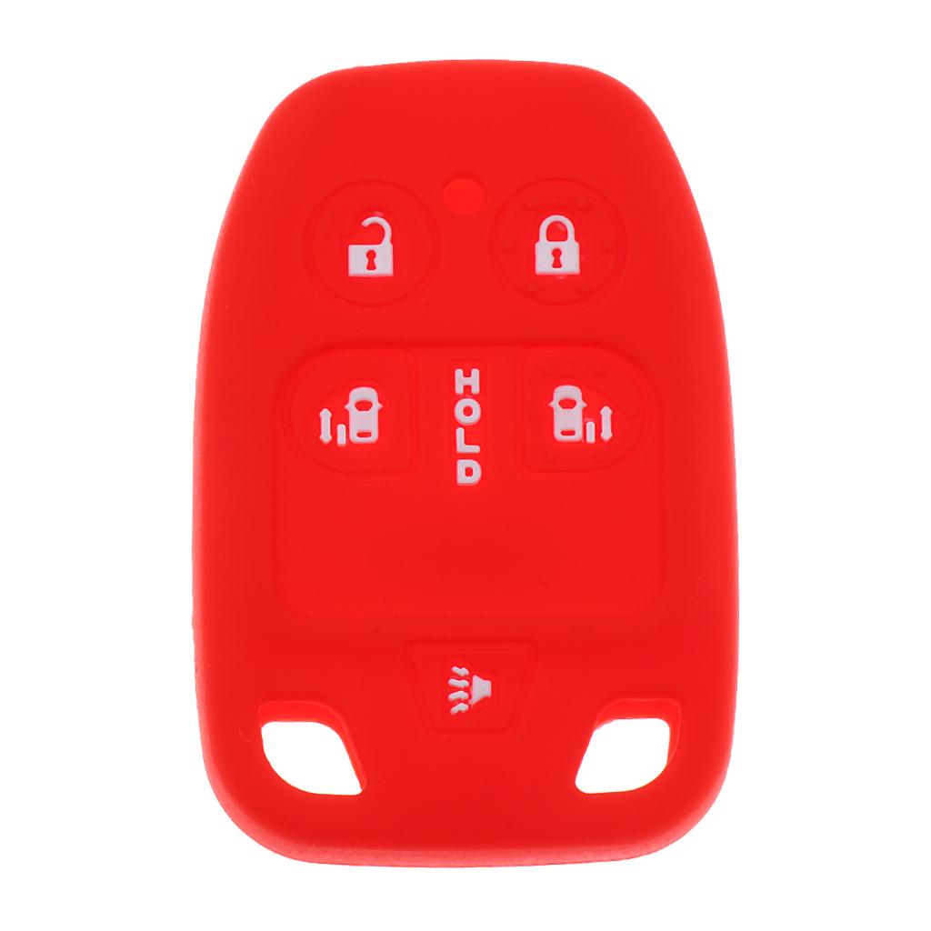 Car Key Fob Protector Silicone Case Cover 6 Buttons for