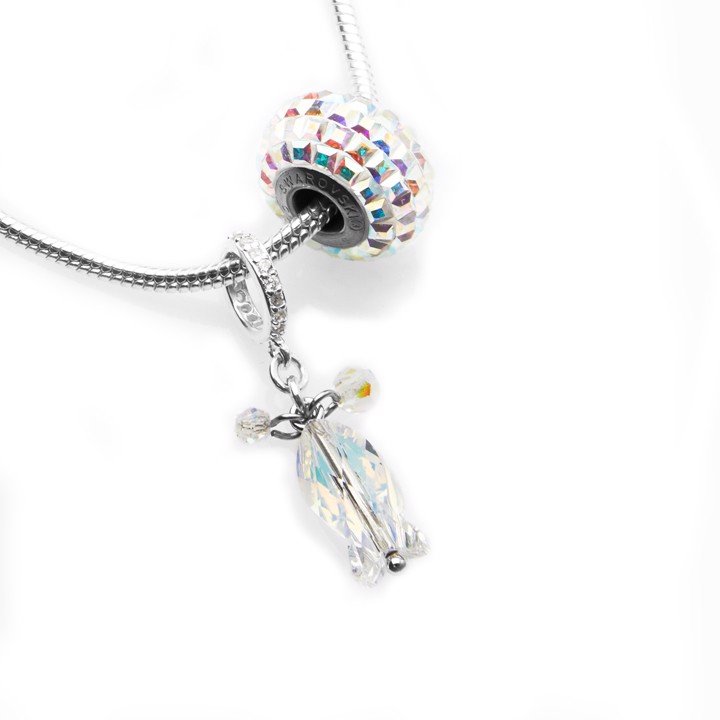 Vòng Tay Tropicana Phối Charm Swarovski Cá Ngũ Sắc