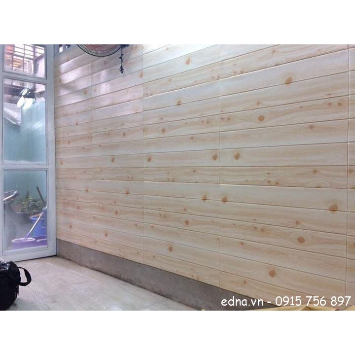 Bộ 10 Tấm Xốp Dán Tường Bóc Dán Tiện Dụng Sunzin Hoa Văn Giả Gỗ, Giả Gạch, Giả Đá Vân Gỗ. Kích cỡ 70x77cm