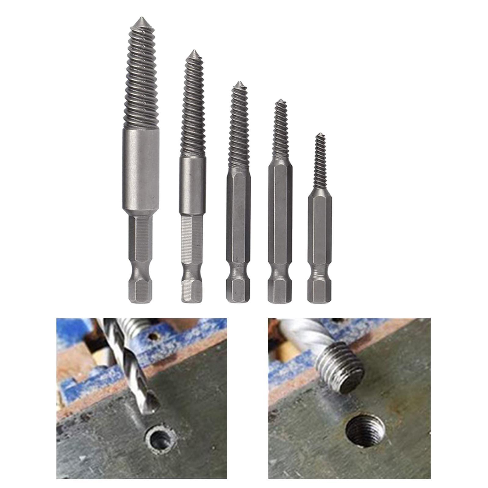 Damaged Screw Extractor Remove Nuts High Hardness Sturdy Studs Removal Tools