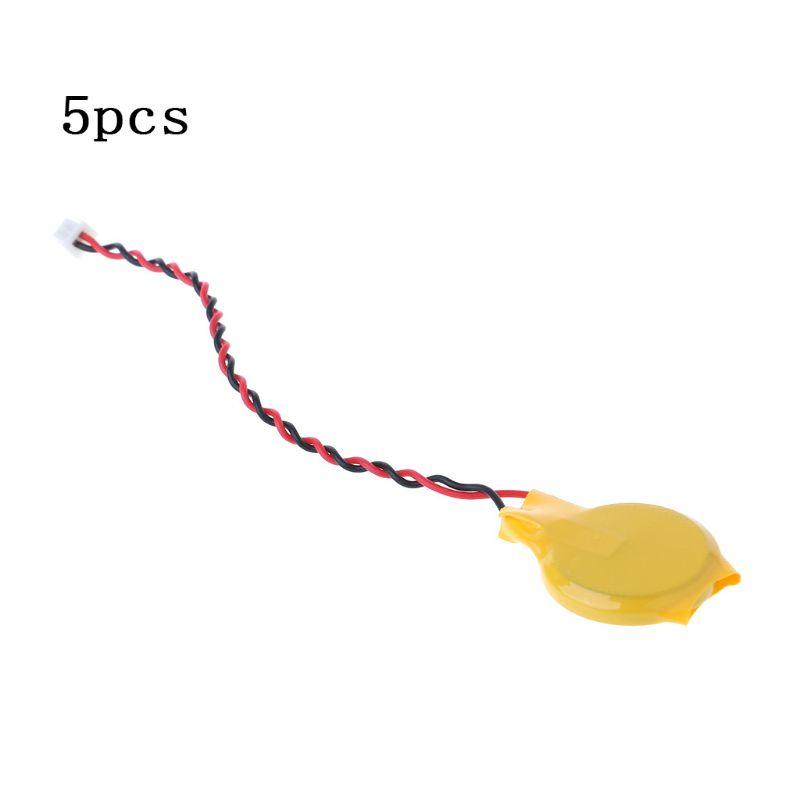 5 Chiếc CR2032 2032 Pin Có Dây Tháo Pin Dây 2 Pin Laptop Bo Mạch Chủ BIOS Pin CMOS