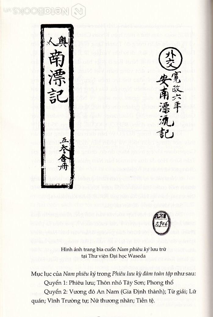 Sách Nam Biều Ký - An Nam Qua Du Ký Của Thủy Thủ Nhật Bản Cuối Thế Kỷ Xviii