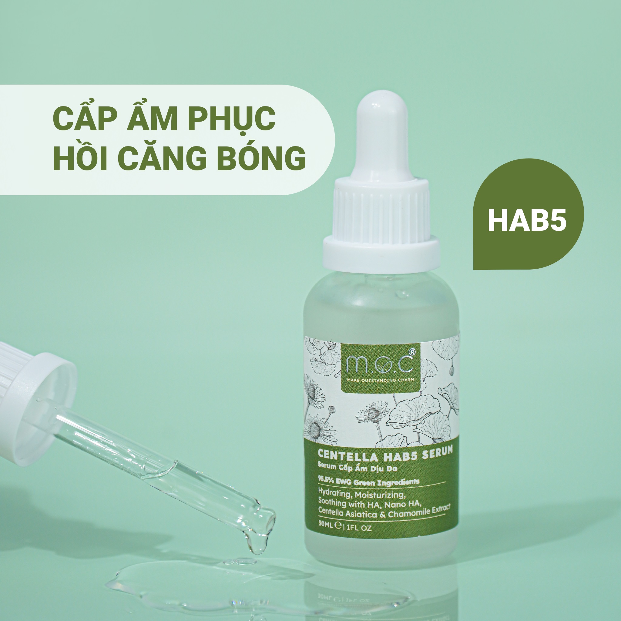 SERUM CẤP ẨM PHỤC HỒI HAB5 - 30ML