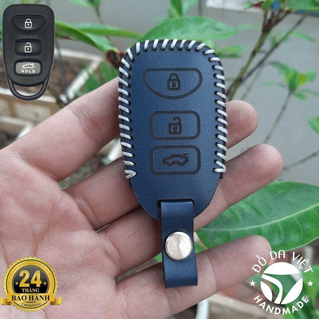 Bao Da Chìa Khoá Hyundai Tucson, SantaFe, Starex 2006-2011, KIA Carens, Sportage 2005