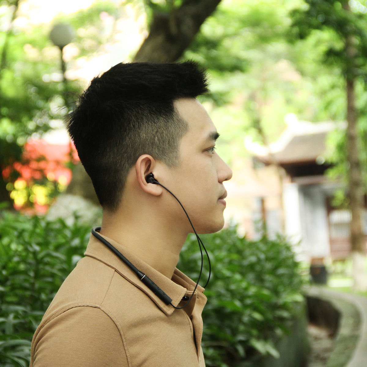 Tai nghe thể thao Bluetooth Chính Hãng Remax RB-S9 Màu ĐEN âm thanh chuẩn HIFI bass treble rõ ràng Hàng Chính Hãng Remax