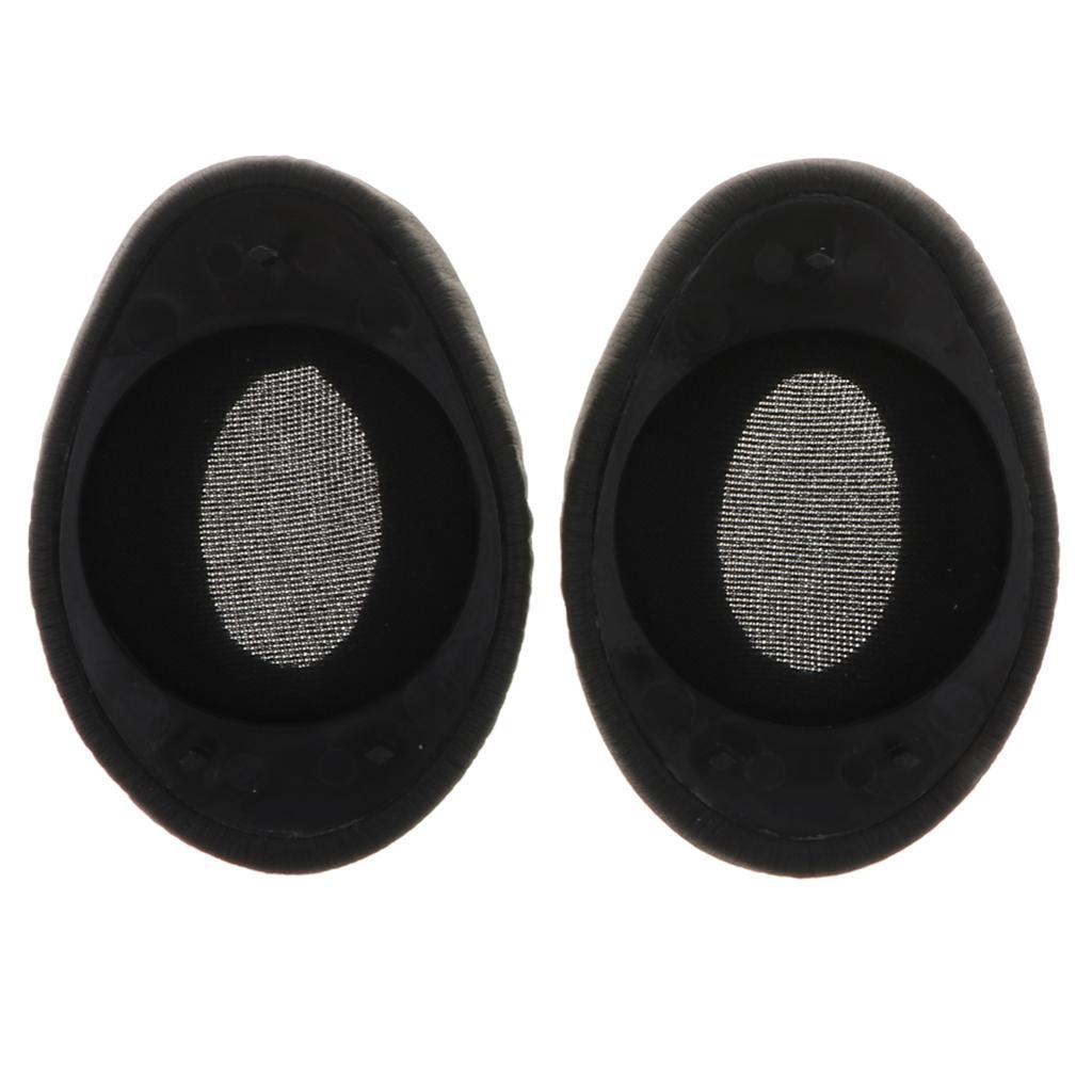 Replacement Memory Foam Earpads for  Headphones Black