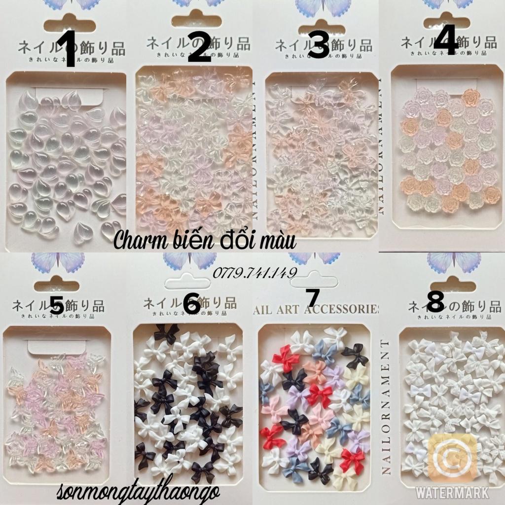 Charm nơ đính móng siêu xinh dành cho Nail siêu dễ thương