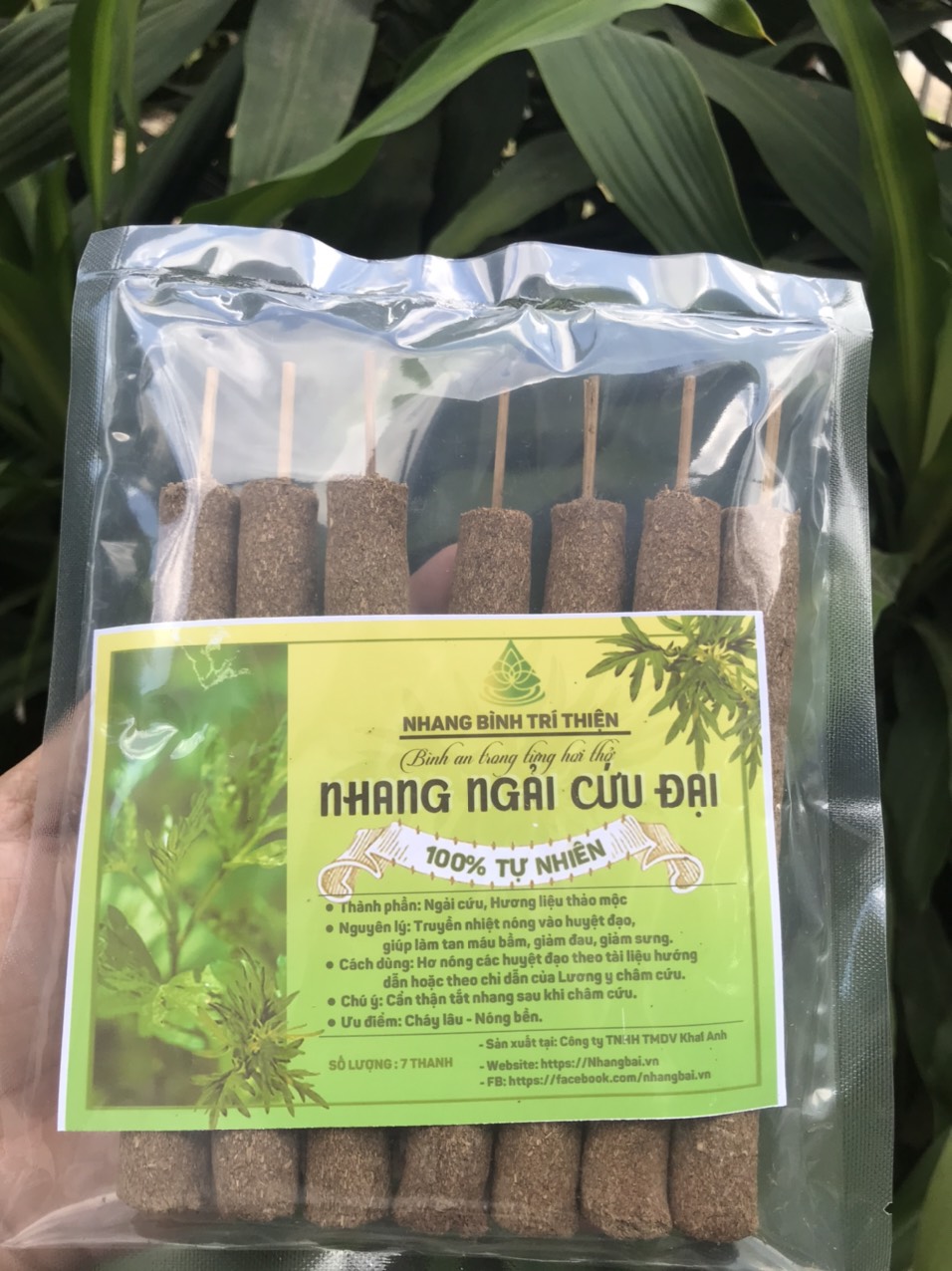 Nhang Ngải Cứu - Hương Ngải Nhung - Ngải Đại (100% tự nhiên)