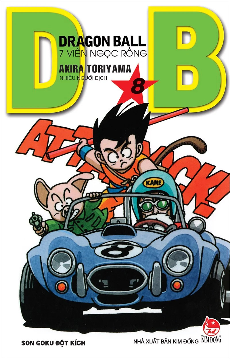 Truyện - Dragon Ball - Bảy Viên Ngọc Rồng - Tập 8 : Son Goku Đột Kích - Akira Toriyama - Kim Đồng