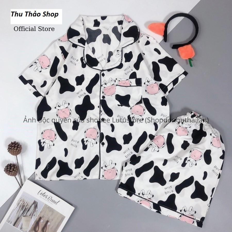 Bộ đồ mặc nhà pijama ngắn hot trend-Thu Thảo shop