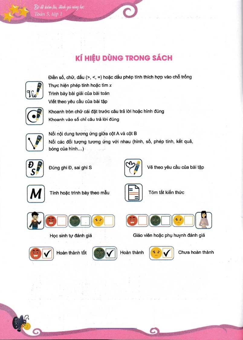 Bộ Đề Kiểm Tra Năng Lực , Đánh Giá Năng Lực Toán Lớp 5 - Tập 1