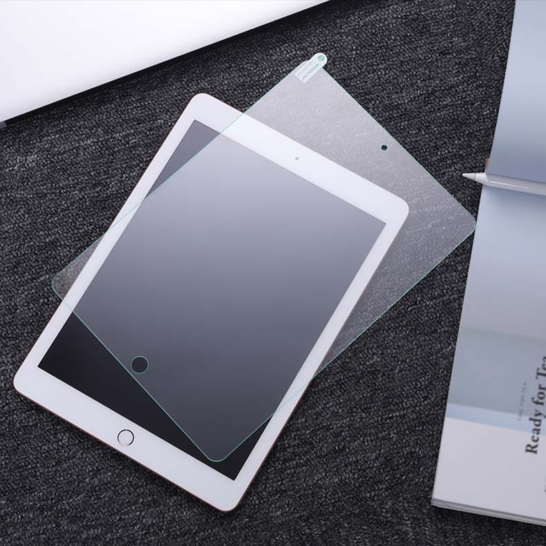 Miếng dán màn hình kính cường lực cho iPad 9.7 / iPad Air / iPad Air 2 hiệu Nillkin Amazing H+ (mỏng 0.2 mm, vát cạnh 2.5D, chống trầy, chống va đập) - Hàng chính hãng