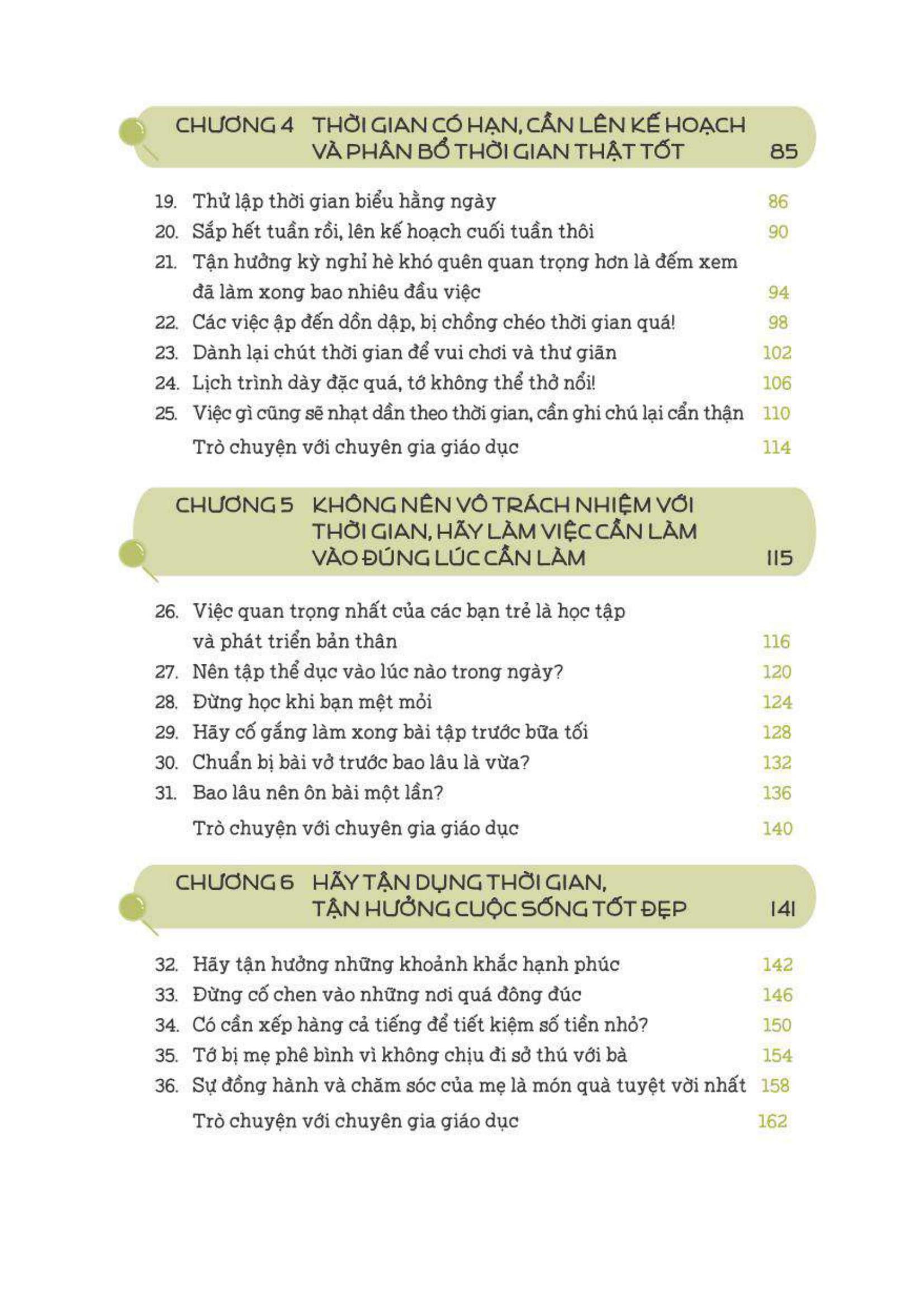 Sách - Tự Lập Từ Tiểu Học - Quản Trị Thời Gian