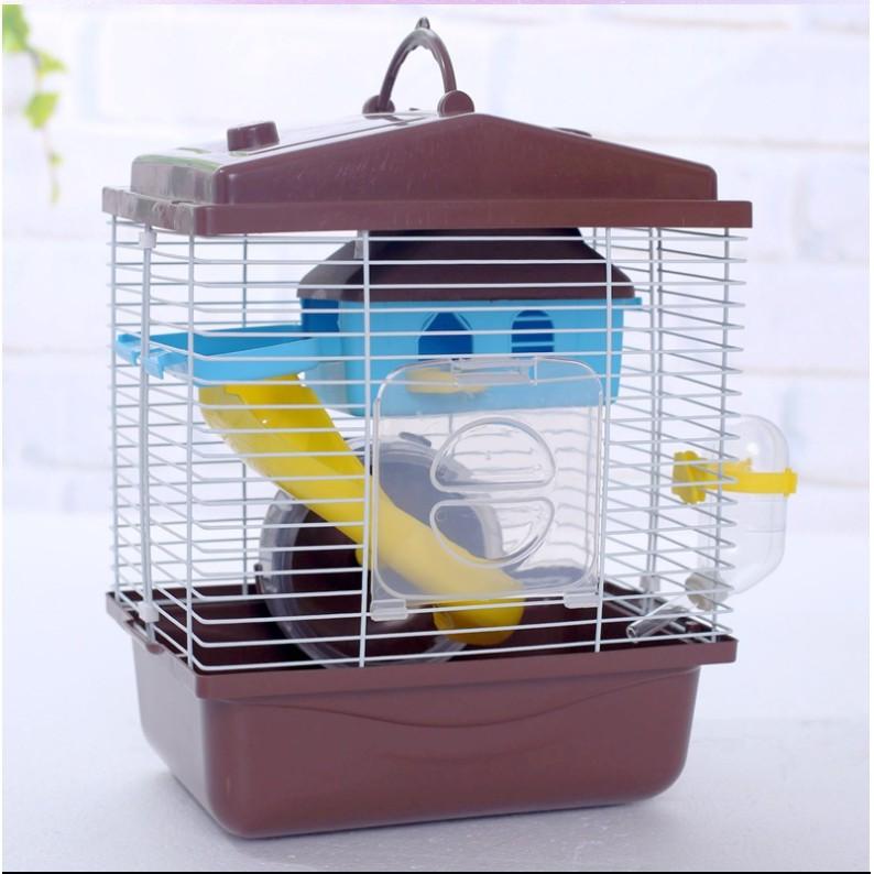 Hình ảnh Lồng chuột hamster đầy đủ phụ kiện [ Sản phẩm và phụ kiện như hình ]