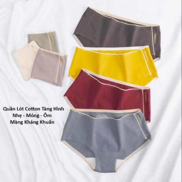 Quần Lót Cotton Cao Cấp Tàng Hình Không Đường May Diệt Khuẩn