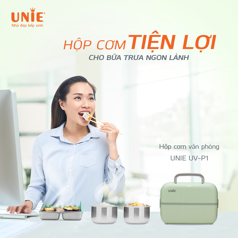 Hộp cơm cắm điện đa năng Unie UV-P1. Hàng chính hãng