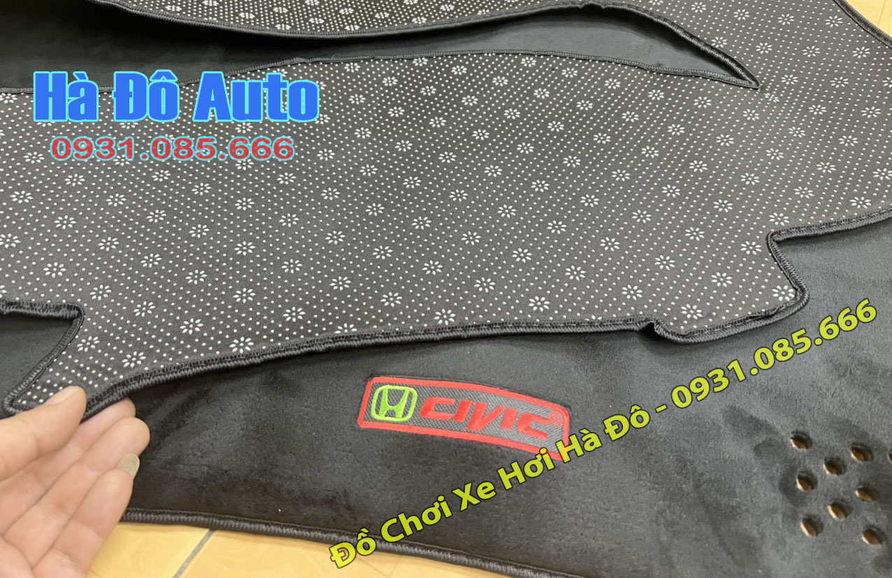 Thảm Taplo Civic 2007 2008 2009 2010 2011 2012 - Thảm Chống Nóng Taplo Honda Civic 2007 2008 2009 2010 2011 2012