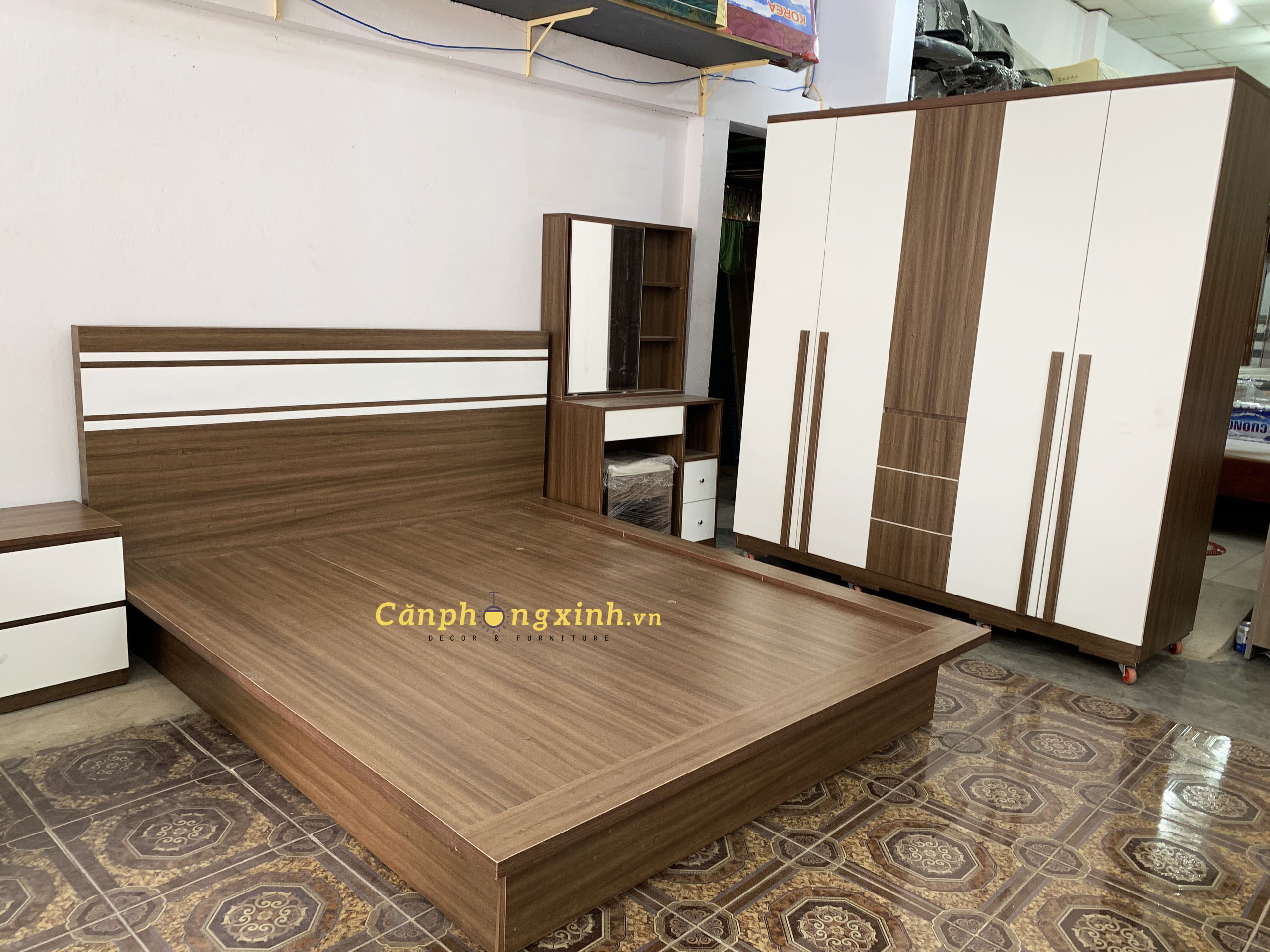 Tủ áo 5 cánh gỗ cn MDF CPX-T01