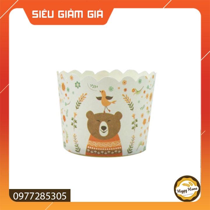 Ly giấy cupcake muffin lót bánh chịu nhiệt set 50 cái