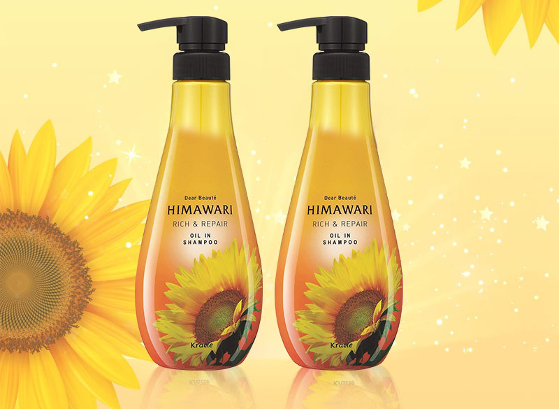 Dầu Xả Phục Hồi Tóc Hư Tổn Kracie Dear Beaute Himawari Rich & Repair Oil In Conditioner 500mL