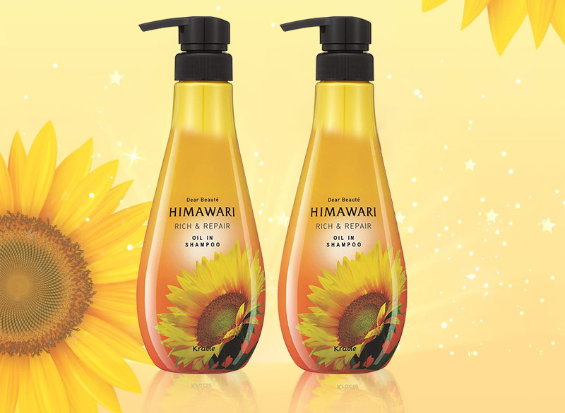 Dầu Xả Phục Hồi Tóc Hư Tổn Kracie Dear Beaute Himawari Rich &amp; Repair Oil In Conditioner 500mL