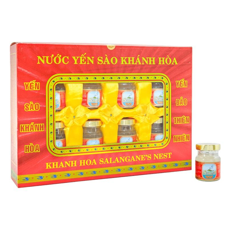Nước Yến Sào️ CAO CẤP️Khánh Hòa Sanest Lọ 70ml, Hộp 8 Lọ - 002H8