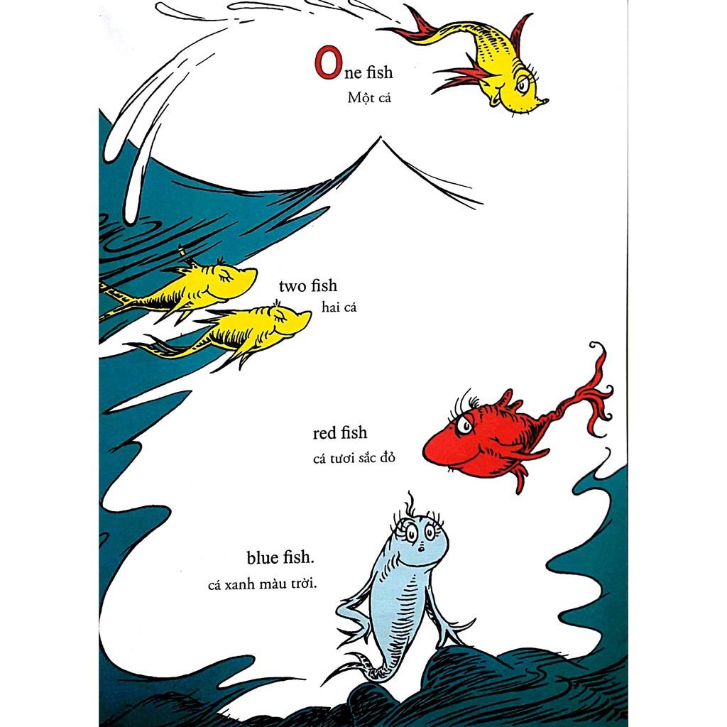 Sách-Dr.Seuss-One fish,two fish,red fish,blue fish-Một cá,hai cá, cá đỏ đỏ, cá xanh xanh(song ngữ anh-việt)