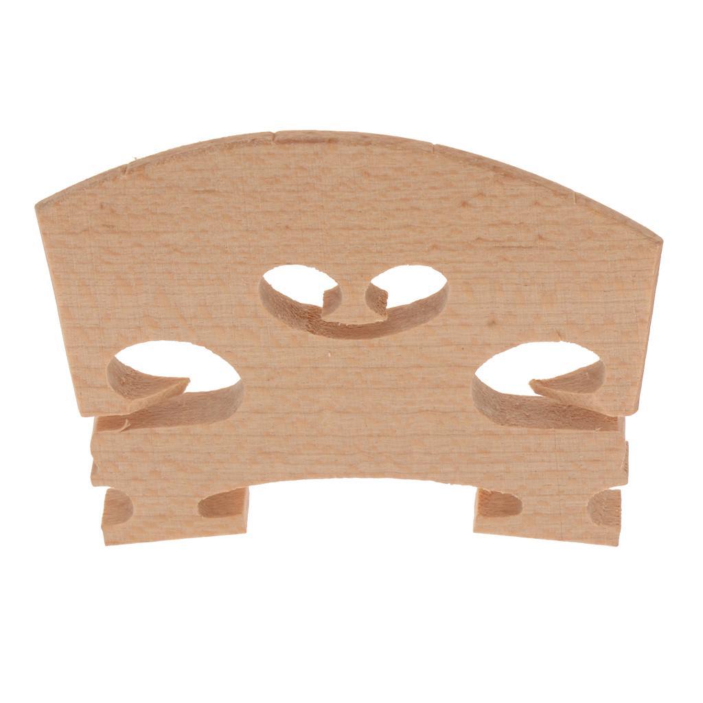 Solid Wooden Violin Bridge Musical Instrument DIY Replace 4-4 3.6cm