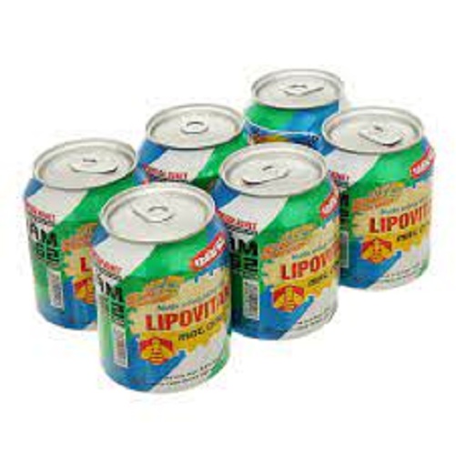 Nước uống tăng lực Lipovitan thùng thường 24 lon (6 lon x 250ml)