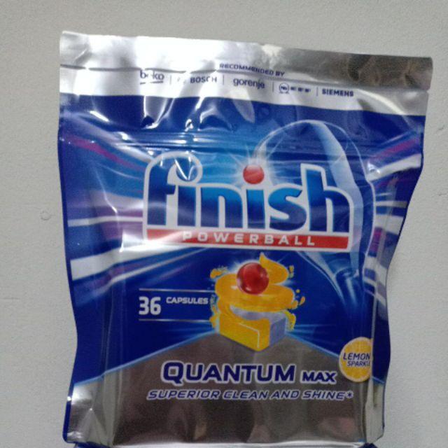 Túi 36 viên rửa chén finish quantum