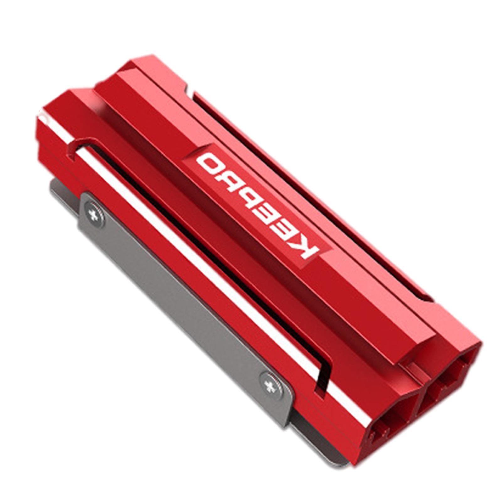 Aluminum Heatsinks Double-Sided Design for 2280 SSD Solid State Disk PC Red