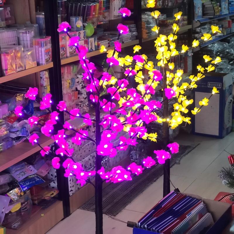 CÂY HOA MAI, HOA ĐÀO ĐÈN LED 1M2 CAO CẤP BẢO HÀNH 1 THÁNG