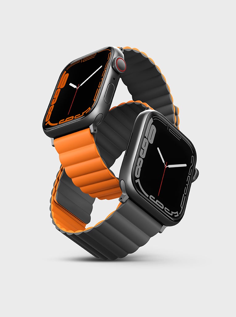 Dây đeo UNIQ Revix Reversible Magnetic Silicone Strap (42/44/45mm) cho Apple Watch 1~7/ SE - Hàng chính hãng