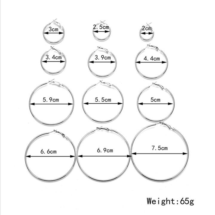 SET 12 HOA TAI TRÒN THỜI TRANG BHBT303