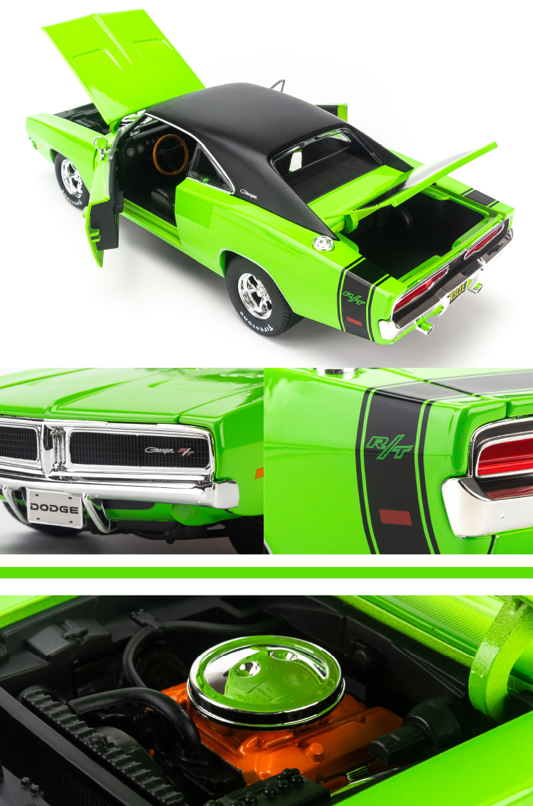 Mô hình xe Dodge Charger R/T 1969 1:18 Maisto - 32612