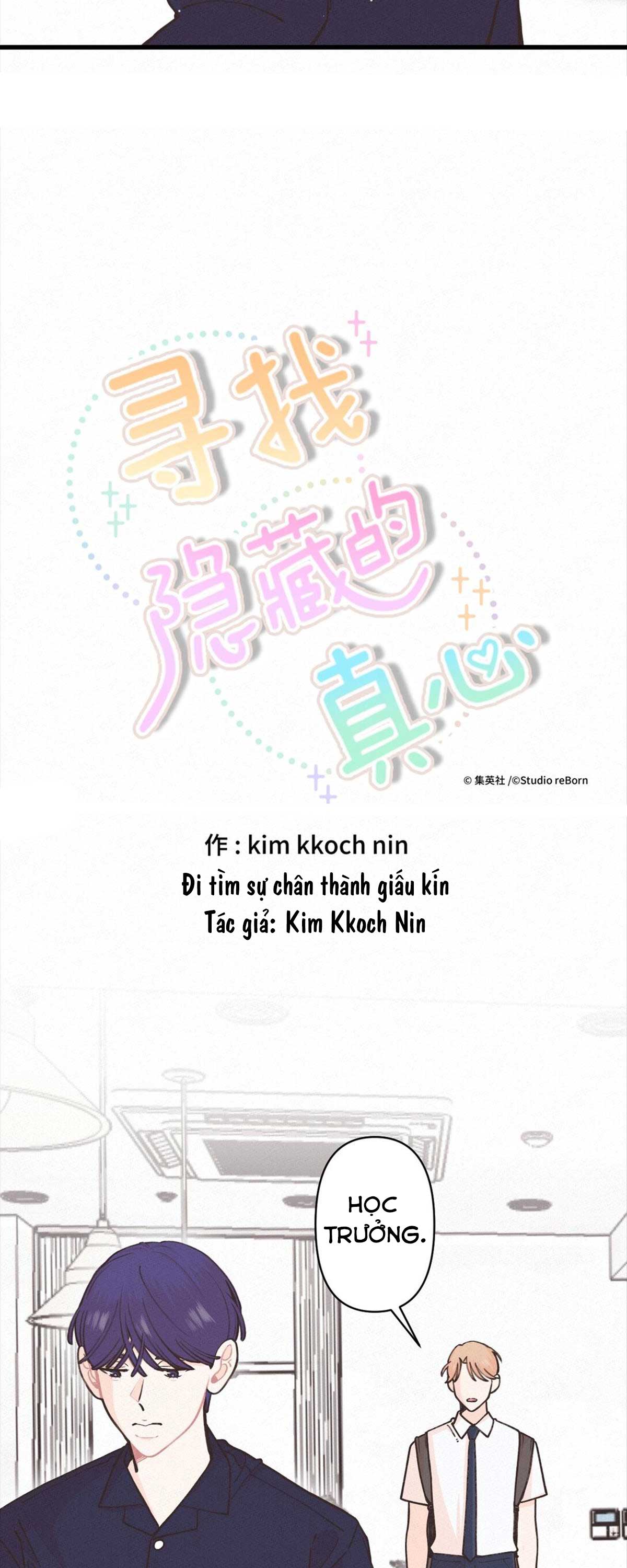 Đi Tìm Sự Chân Thành Giấu Kín chapter 31