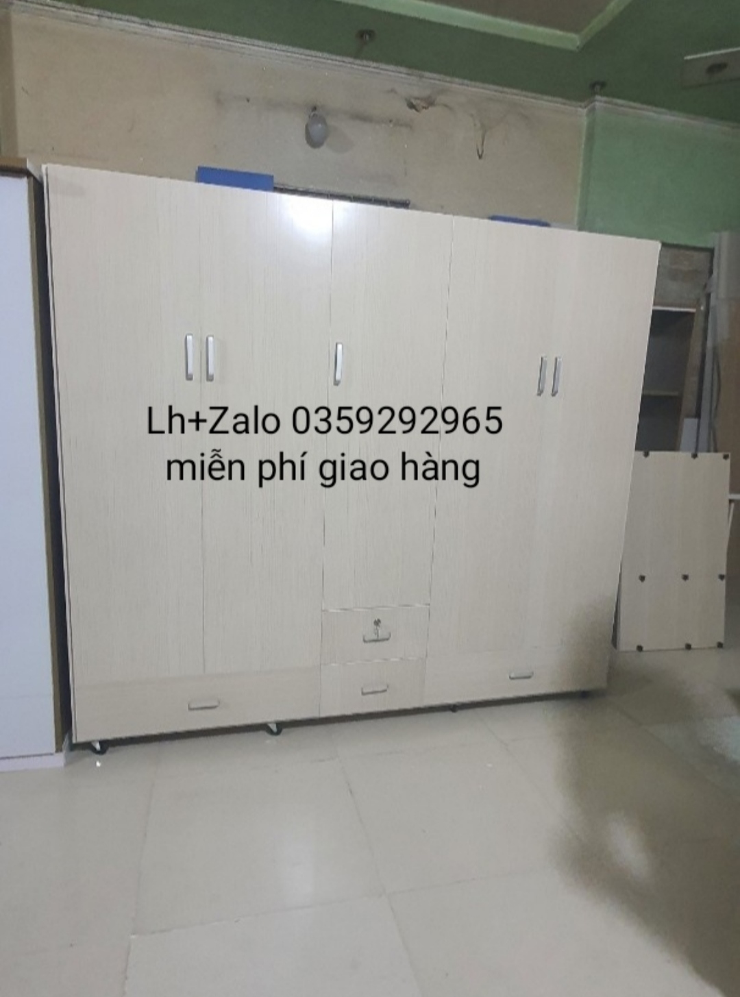 Tủ 5 cánh cửa lùa