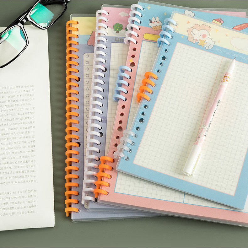 Thanh binder  nhựa cao cấp đường kính 12mm phụ kiện sổ còng planner nhật ký Lalunavn-B104