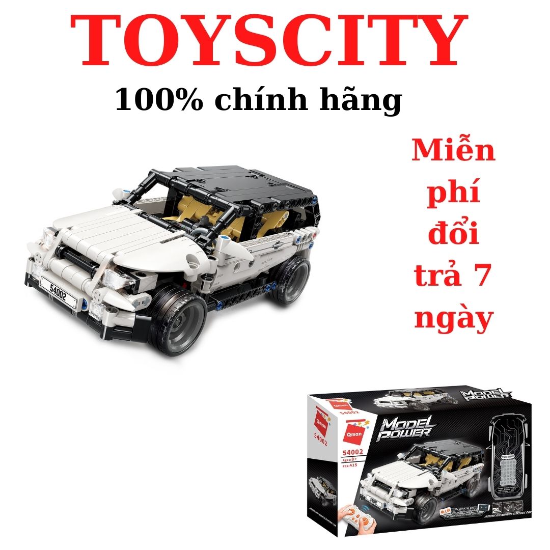 Bộ Đồ Chơi Xếp Hình Lego Technic Qman 54002 Xe Đua Điều Khiển Bằng Remote Hoặc Bằng App Điện Thoại 415 Chi Tiết