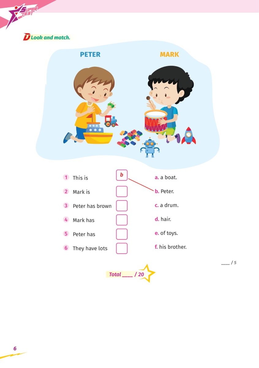 Super Test - Đề Kiểm Tra Nhanh Tiếng Anh Cho Học Sinh Lớp 3 _MEGA