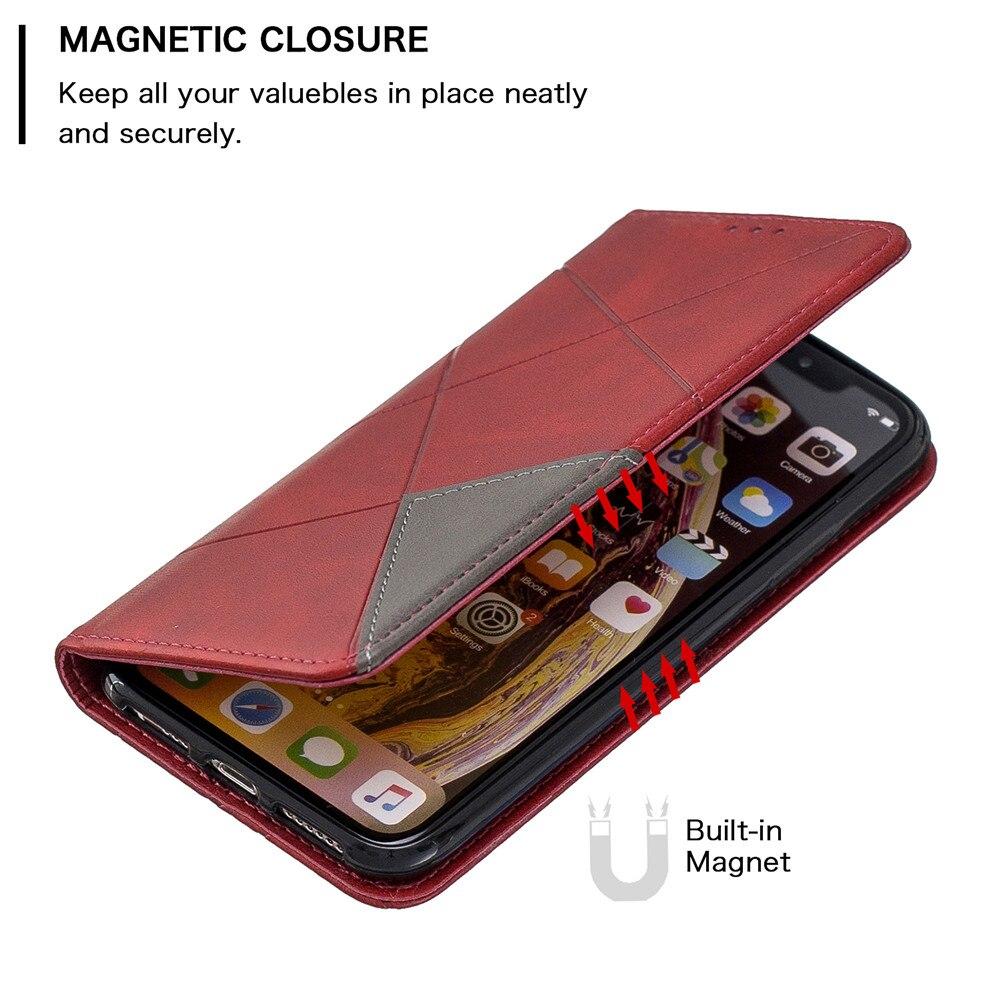 Bao Da Nắp Gập Có Ngăn Đựng Thẻ Hít Nam Châm Cho Iphone 11 Pro Xs Max X Xr 6s 6 7 8 Plus
