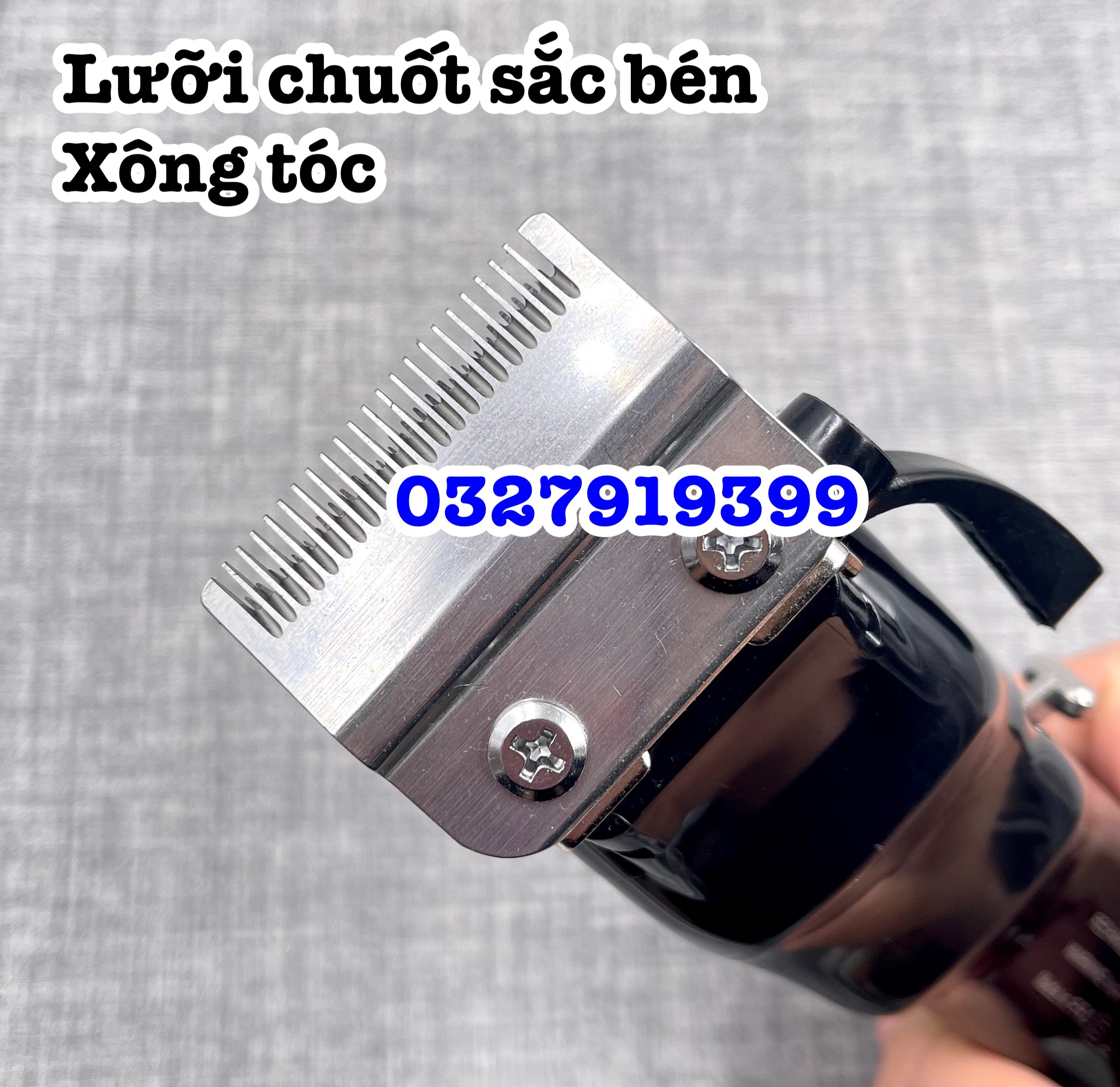 Tông đơ cắt tóc cao cấp ZSZ F35 A lưỡi kép - tặng Dock sạc