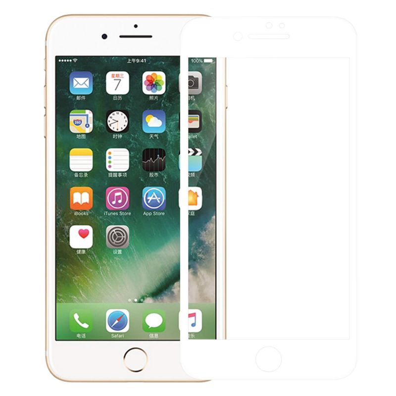 Miếng dán kính cường lực 3D full màn hình cho iPhone SE 2020 / iPhone 7 / 8 hiệu Nillkin CP+ Max - Hàng chính hãng