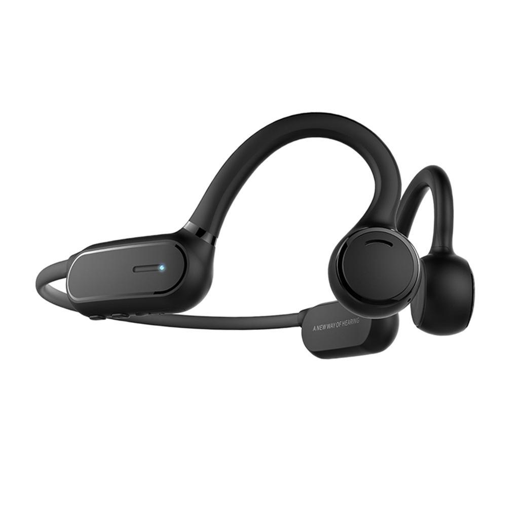 Wireless Bluetooth Headphone Bone Conduction Movement HIFI Headset Black