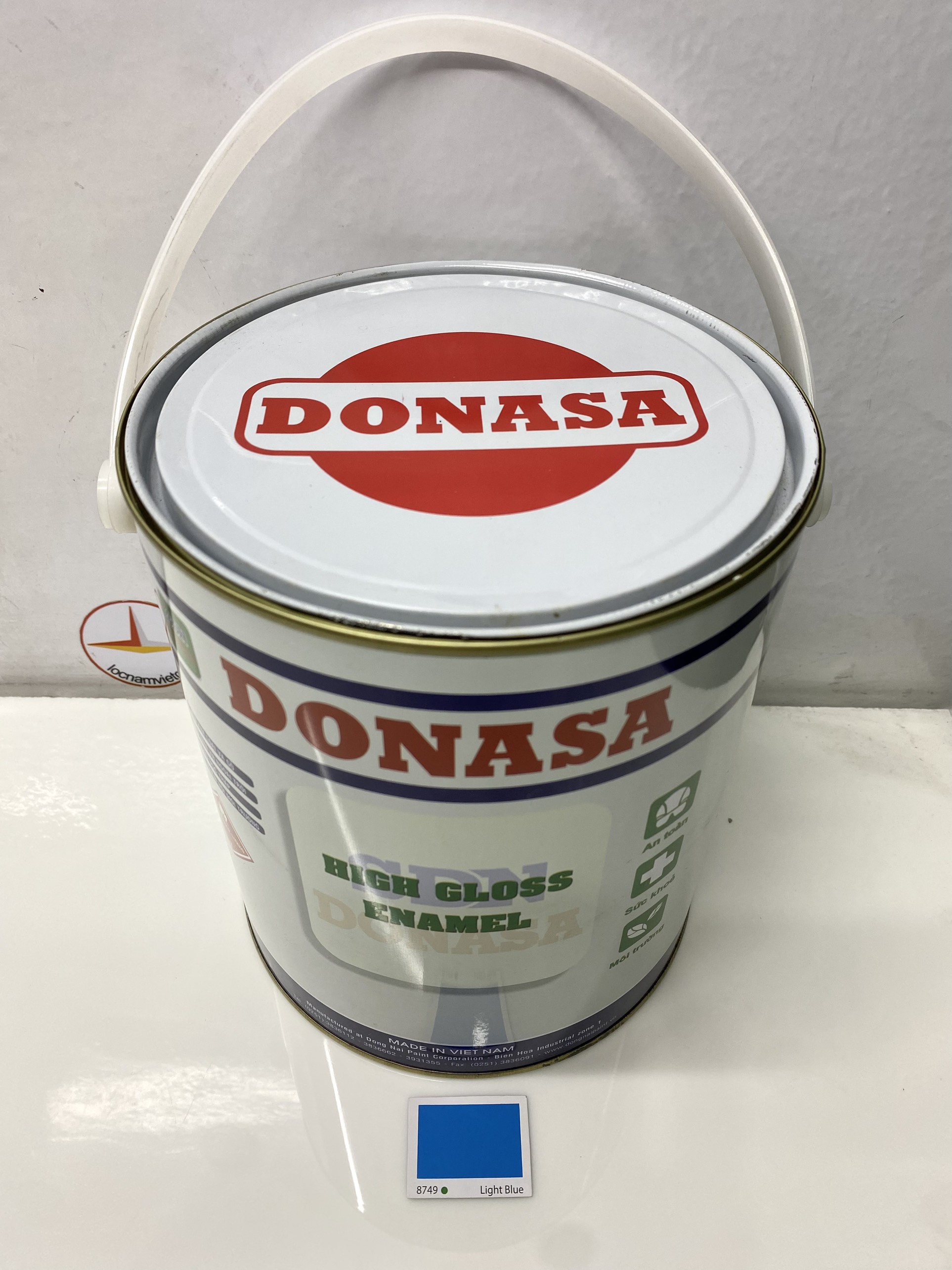 Sơn dầu Đồng Nai Donasa màu xanh dương 8749 3kg _ DLF 8749