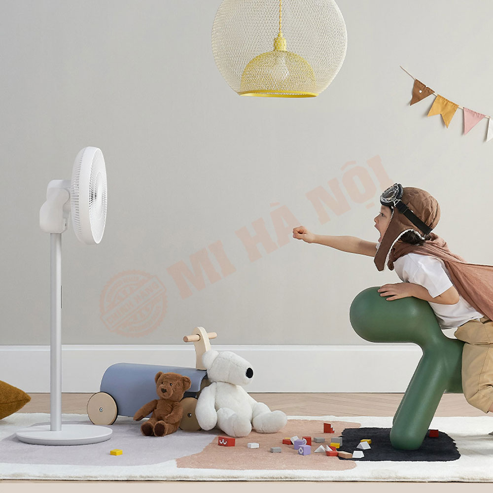 Quạt tích điện đối lưu Smartmi Xiaomi Gen 3 PRO Circulation Fan – Xoay 3D ngang dọc, pin 40 giờ liên tục Hàng chính hãng