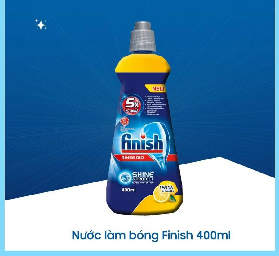 Dầu bóng Finish - chuyên dùng cho máy rửa bát