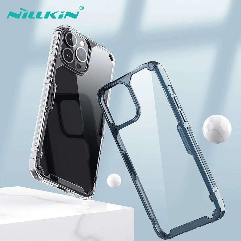 Ốp lưng dẻo TPU cho iPhone 14 Pro Max hiệu Nillkin Nature TPU Pro Case chống sốc, chống chịu mọi va đập - hàng nhập khẩu