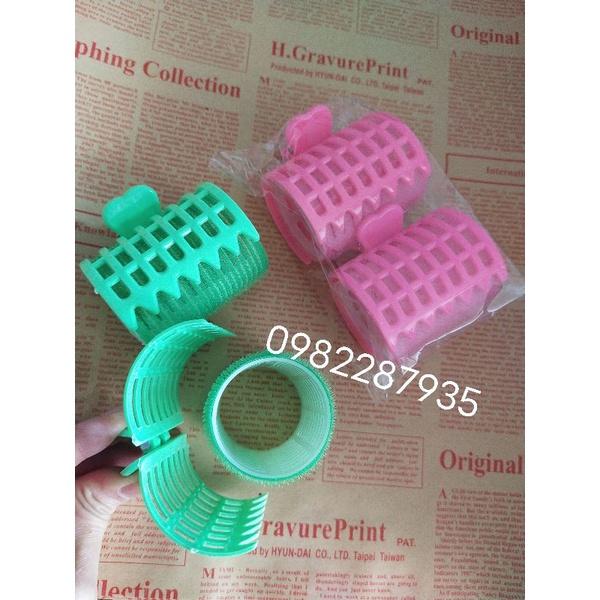 Set 2 cái lô dính mái kẹp, lô quấn tóc xoăn cỡ đại