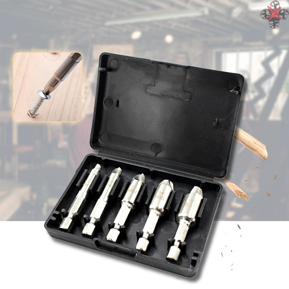 BITS Set 5 Mũi Khoan Tháo Gỡ Đai Ốc Hỏng